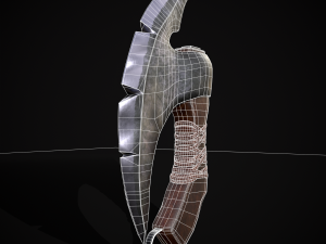 Medieval Stubby Axe 3D 模型
