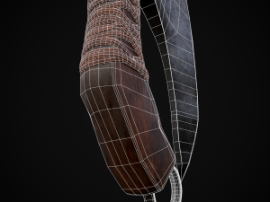 Medieval Stubby Axe 3D 模型