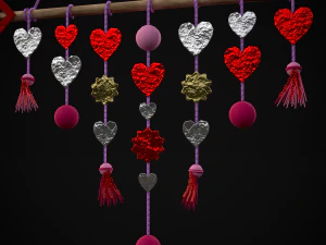 Valentines Arrow Hanger 3D Model