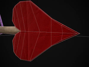 Valentines Arrow Hanger 3D Model