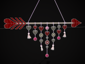 Valentines Arrow Hanger 3D मॉडल