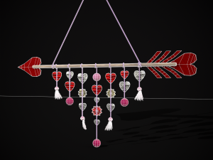 Valentines Arrow Hanger 3D मॉडल