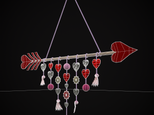 Valentines Arrow Hanger 3D मॉडल