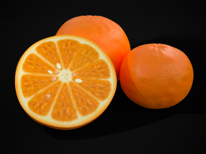 3D Navel Oranges Modèle 3D