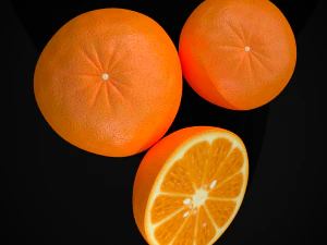 3D Navel Oranges 3D Model