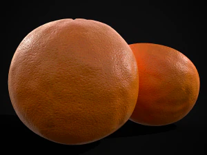 3D Navel Oranges 3D Model