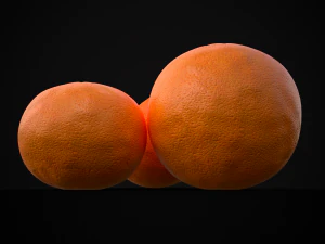 3D Navel Oranges 3D Model