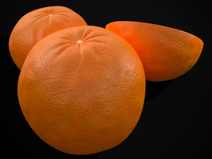 3D Navel Oranges 3D Model
