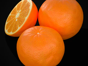 3D Navel Oranges 3D Model