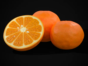 3D Navel Oranges 3D Model