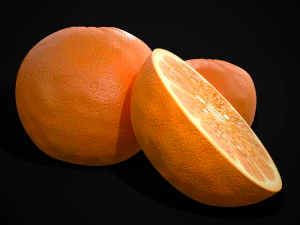 3D Navel Oranges 3D Model