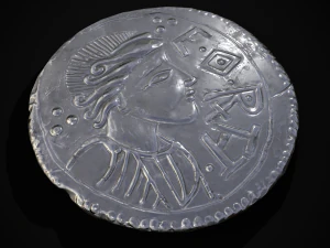 Silver Penny Of Cynethryth 3D Model