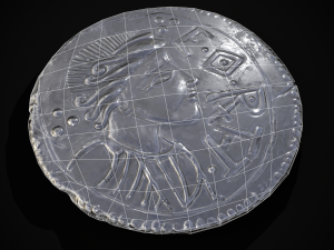 Silver Penny Of Cynethryth 3D-Modell
