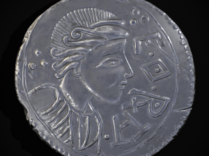Silver Penny Of Cynethryth 3D-Modell