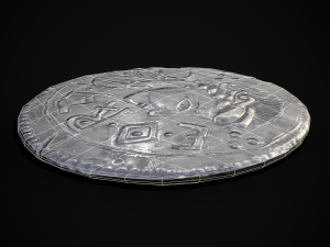 Silver Penny Of Cynethryth 3D-Modell