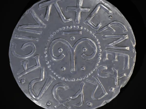 Silver Penny Of Cynethryth 3D Model