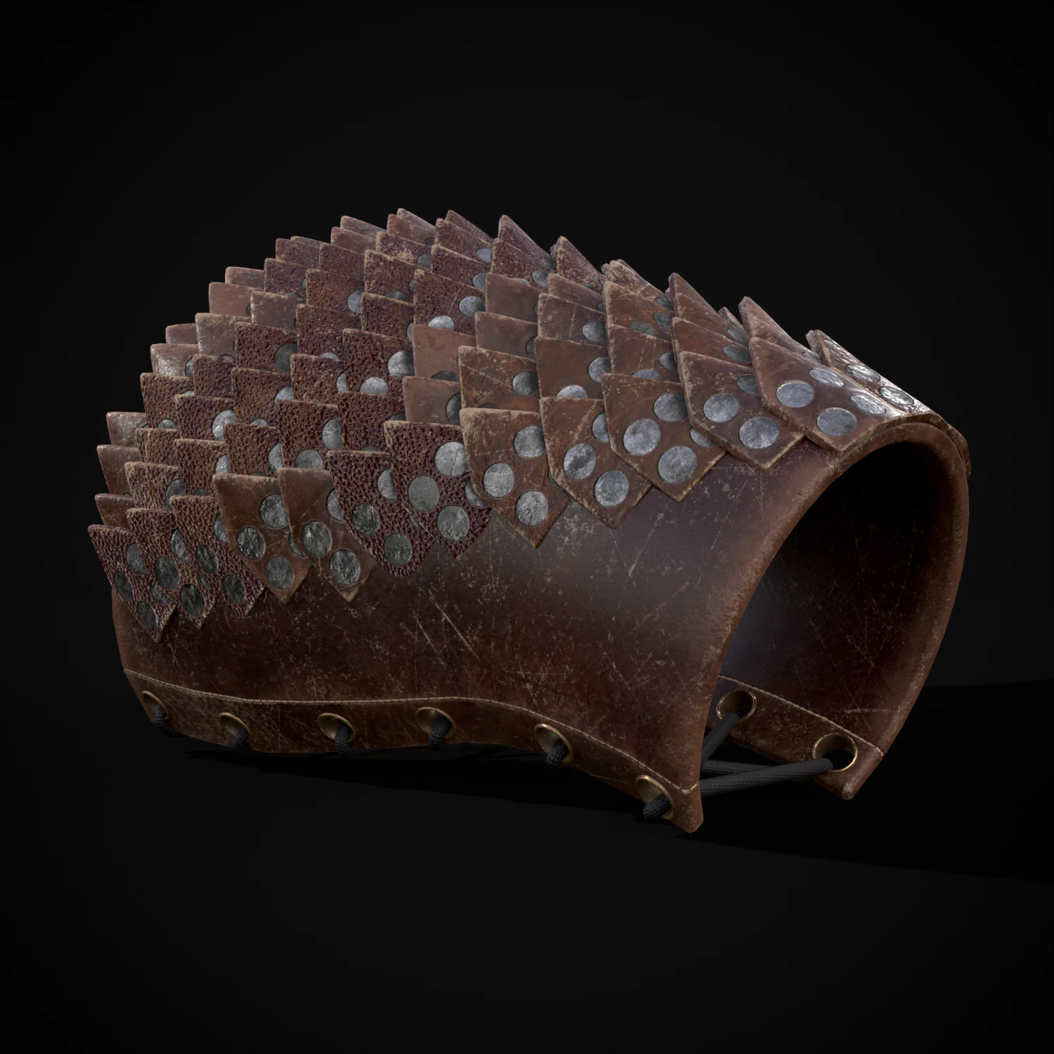 Leather Dragon Bracers 3D 3D Model .c4d .max .obj .3ds .fbx .stl .blend 