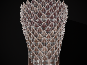 Leather Dragon Bracers 3D Modello 3D