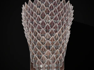 Leather Dragon Bracers 3D 3D Model