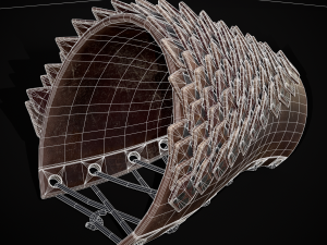 Leather Dragon Bracers 3D Modello 3D