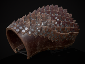Leather Dragon Bracers 3D Modello 3D