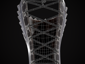 Leather Dragon Bracers 3D Modello 3D