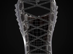 Leather Dragon Bracers 3D 3D Model