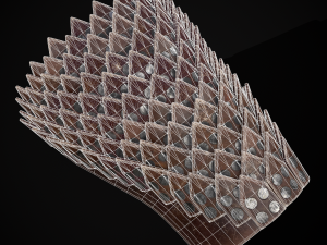 Leather Dragon Bracers 3D Modello 3D