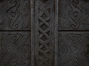 Knotted Engraved Cross Standard Gravestone Modelo 3D