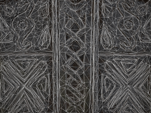 Knotted Engraved Cross Standard Gravestone Modelo 3D