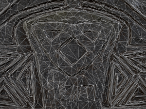 Knotted Engraved Cross Standard Gravestone Modelo 3D