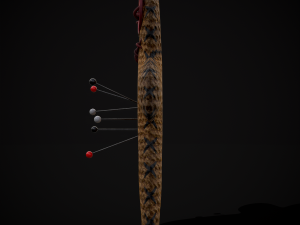 Simple Burlap Pin Effigy 3D Modell