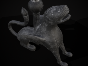 Bronze Chimera Candlestick 3D मॉडल