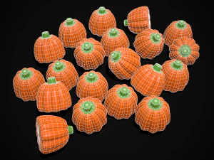 Pumpkin Candy 3D Model