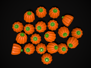 Pumpkin Candy Model 3D