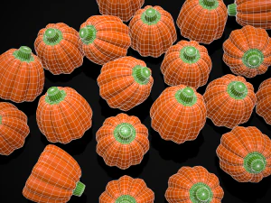 Pumpkin Candy 3D Model