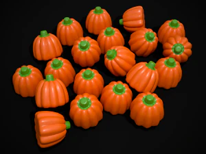 Bonbons &agrave; la citrouille Modèle 3D