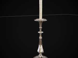 Ornamented Candle Stick 3D Model