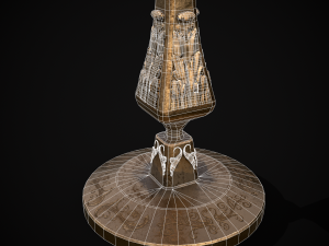 Ornamented Candle Stick 3D Model