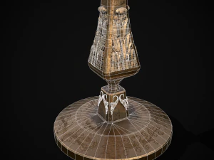 Ornamented Candle Stick 3D Model