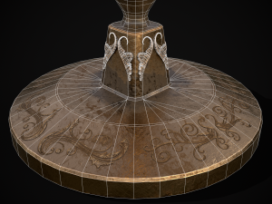 Ornamented Candle Stick 3D Model
