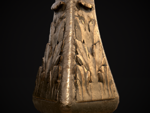 Ornamented Candle Stick 3D Model
