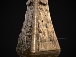 Ornamented Candle Stick 3D Model