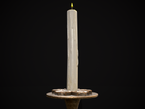 Ornamented Candle Stick 3D Model