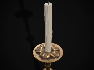 Ornamented Candle Stick 3D Model