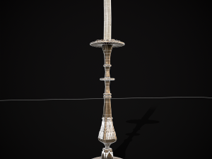 Ornamented Candle Stick 3D Model