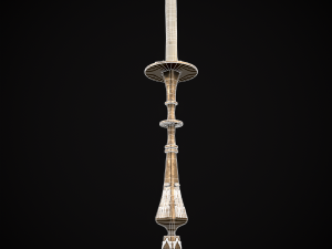 Ornamented Candle Stick 3D Model