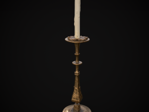 Ornamented Candle Stick 3D Model