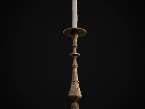 Ornamented Candle Stick 3D Model