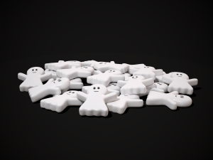 Ghost Candies 3D Model